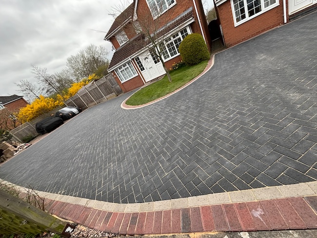 Recent block paving driveway project 3
