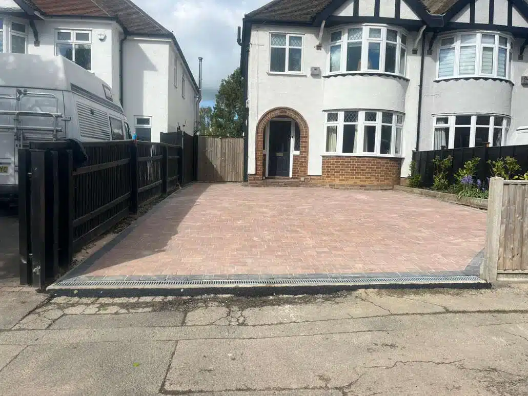 Block paved driveway installed by QPS Paving in Leeds