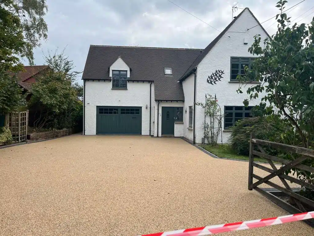 Resin bound driveway installed by QPS Paving
